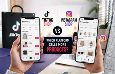 TikTok Shop vs Instagram Shop ecommerce sales comparison