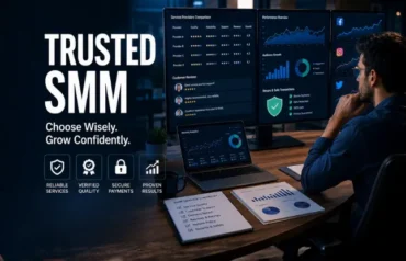 Reliable SMM panel comparison showing secure social media marketing services, customer support, and trusted SMM solutions for businesses.