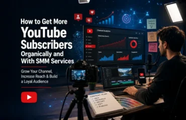 Creator growing YouTube subscribers using organic strategies and SMM Services with InstantLikes